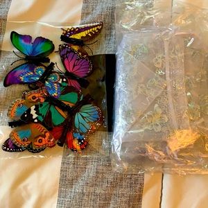 Various magnetic/clip on butterflies